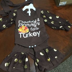 Mommy and Daddy’s Little Turkey 3 piece set